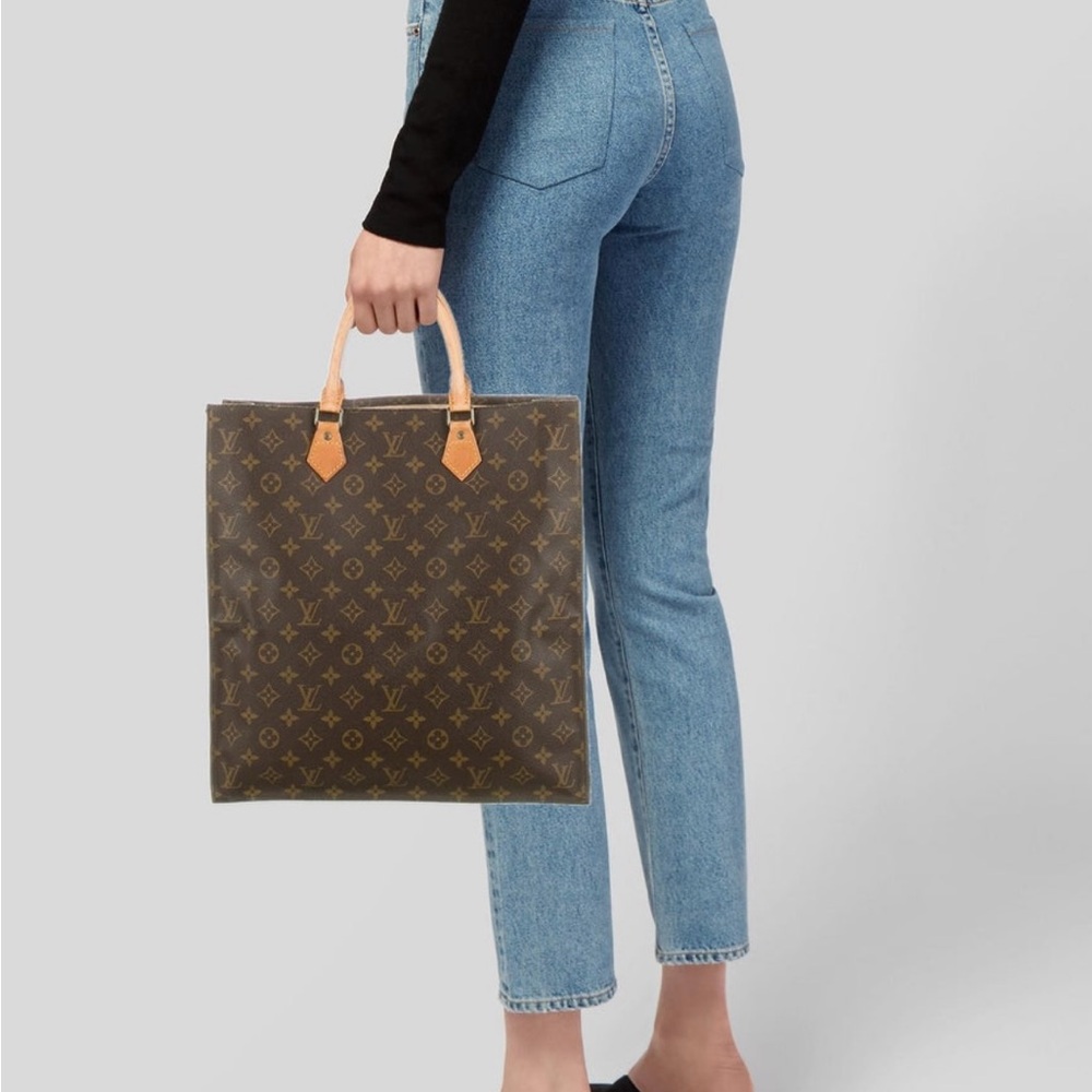 Louis Vuitton Brown Monogram Tote Bag